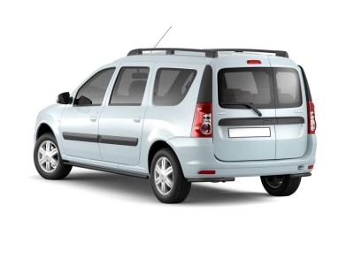 Защита порогов прямая d=51 мм ШАГРЕНЬ (ППК) для Lada Largus 2012-н.в.
