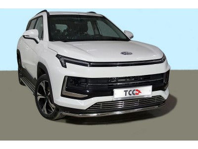 Защита передняя нижняя 42,4 мм ТСС для JAC JS4 2020 – н.в.