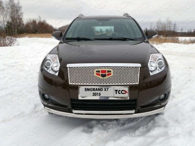Рамка номерного знака Geely Emgrand X7 (комплект) ТСС для Любые