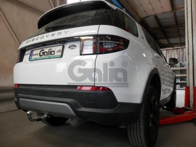 Фаркоп оцинкованный для Land Rover Discovery Sport 5-местная версия (с запасным колесом в багажнике) 2019-н.в. условно-съемное крепление шара