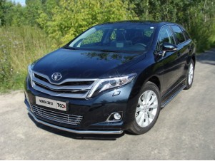 Защита переднего бампера 42 мм для Toyota Venza № TOYVEN13-01