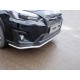 Защита переднего бампера 42 мм ТСС для Subaru XV 2017-2021