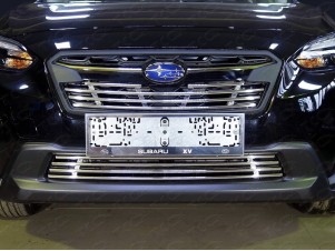 Решетка радиатора нижняя 12 мм для Subaru XV № SUBXV17-03