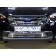 Решетка радиатора верхняя 12 мм ТСС для Subaru XV 2017-2021