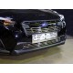 Решетка радиатора верхняя 12 мм ТСС для Subaru XV 2017-2021