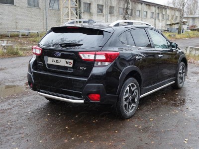 Пороги труба 60 мм ТСС для Subaru XV 2017-2021