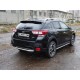 Пороги труба 60 мм ТСС для Subaru XV 2017-2021