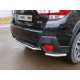 Защита задняя уголки 42 мм ТСС для Subaru XV 2017-2021