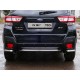 Защита задняя уголки 42 мм ТСС для Subaru XV 2017-2021