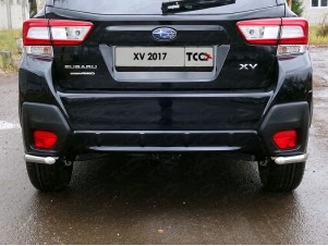 Защита задняя уголки 42 мм для Subaru XV № SUBXV17-22