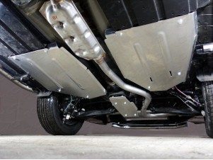 Защита бака левая ТСС алюминий 4 мм для Subaru XV № ZKTCC00324