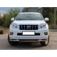 Защита переднего бампера d 76+60 с защитой картера d-43 для Toyota Land Cruiser Prado 150 2009-2013
