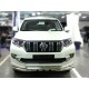 Защита переднего бампера d-76 с доп.накладками для Toyota Land Cruiser Prado 150 STYLE 2019 – н.в.