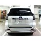 Защита заднего  бампера  "волна" d-76+43 для Toyota Land Cruiser Prado 150 STYLE 2019 – н.в.