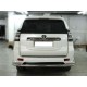 Защита заднего бампера "волна" d-76+43 для Toyota Land Cruiser Prado 150 BLACK ONYX 2020 – н.в.