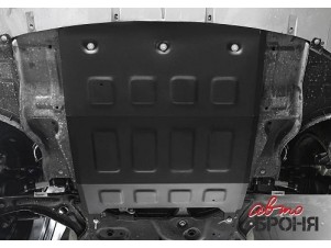 Защита картера и КПП + комплект крепежа, АвтоБРОНЯ, сталь для EXEED VX/EXEED TXL 2.0  2021 - н.в.  № 111.00928.1
