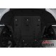 Защита картера + КПП + комплект крепежа, АвтоБРОНЯ, сталь для HYUNDAI Santa Fe/Tucson, KIA Sorento 2.0-3.5/2.2D 2020- н.в. 