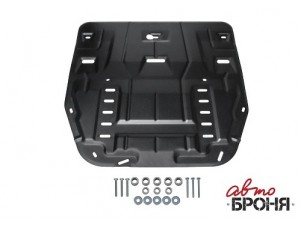 Защита картера + КПП + комплект крепежа, АвтоБРОНЯ, сталь для HYUNDAI Santa Fe/Tucson, KIA Sorento 2.0-3.5/2.2D 2020- н.в.  № 111.02862.1