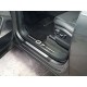 Накладки на пороги шлифованный лист надпись Q7 ТСС для Audi Q7 2015-2021