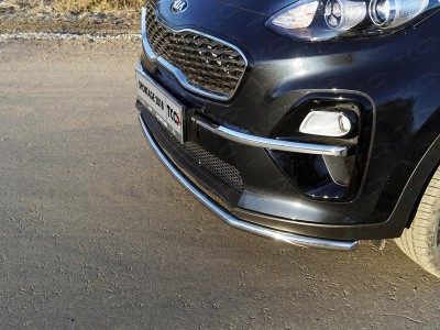 Защита переднего бампера 42 мм для Kia Sportage 2019-2021