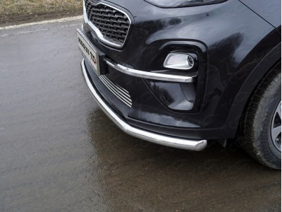 Защита переднего бампера 60 мм для Kia Sportage 2019-2021