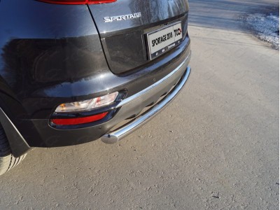 Защита заднего бампера 60 мм для Kia Sportage 2019-2021