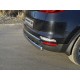 Защита заднего бампера овальная 75х42 мм для Kia Sportage 2019-2021