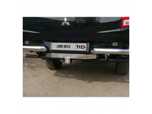 ТСУ Фаркоп ТСС надпись Mitsubishi, шар E нержавеющий для Mitsubishi L200 № TCU00012N