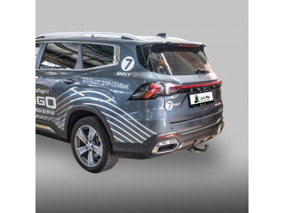 Фаркоп для Geely Okavango 2023-н.в. с условно-съемным креплением шара (на 2 болтах)