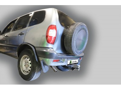 Фаркоп для ВАЗ 2123 Chevrolet Niva / Шевроле Нива / Шнива 1999-2020, Lada Niva 2020-2021, Lada Niva Travel 2021-н.в. съемное крепление шара под американский квадрат