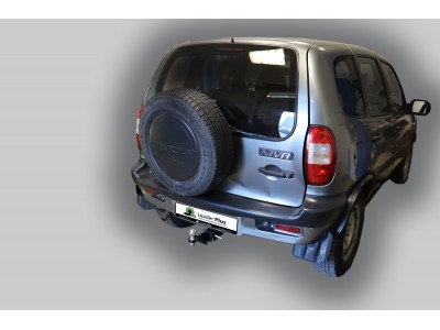 Фаркоп для ВАЗ 2123 Chevrolet Niva / Шевроле Нива / Шнива 1999-2020, Lada Niva 2020-2021, Lada Niva Travel 2021-н.в. съемное крепление шара под американский квадрат