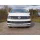 Защита передняя двойная 42-42 мм ТСС для Volkswagen Transporter T6 2015-2021
