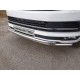 Защита передняя двойная 42-42 мм ТСС для Volkswagen Transporter T6 2015-2021