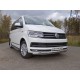 Защита передняя двойная 42-42 мм ТСС для Volkswagen Transporter T6 2015-2021
