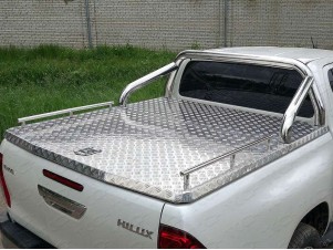Рейлинг длинный (комплект) для Toyota Hilux/Hilux Exclusive 2015-н.в. №TOYHILUX15-29
