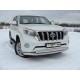 Защита передняя двойная 76-75 мм ТСС для Toyota Land Cruiser 150 2009-2017