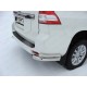 Защита задняя уголки 76х42 мм ТСС для Toyota Land Cruiser 150 2009-2013