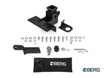 Фаркоп для Toyota Land Cruiser Prado 120 2002-2009, Prado 150 (кроме Black Onyx) 2009-2023, Lexus GX470 2003-2009, Lexus GX460 2009-2023 съемное крепление шара под американский квадрат