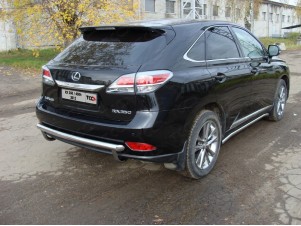 Защита заднего бампера центральная 60 мм для Lexus RX-350 № LEXRX35012-03