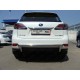 Защита заднего бампера центральная 60 мм ТСС для Lexus RX-350 2012-2021