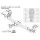 Фаркоп для Lexus RX 300/330/350/400 2003-2010, Toyota Highlander 2003-2010 со сварным фланцевым шаром