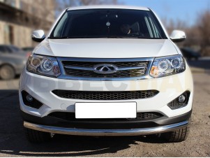 Защита переднего бампера 60 мм для Chery Tiggo 5 № CHT14_1
