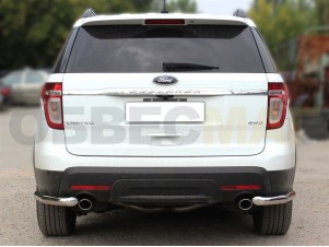Защита задняя уголки 60 мм для Ford Explorer Sport № FE2013S_3