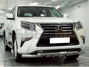 Защита переднего бампера Shark 76 мм для Lexus GX460 № GX13_1.3