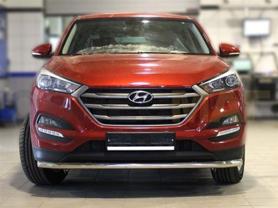 Защита переднего бампера 53 мм для Hyundai Tucson 2015-2018
