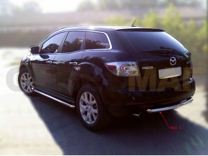 Защита заднего бампера 53 мм для Mazda СX-7 № MSX 6