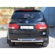 Защита заднего бампера двойная 60-53 мм для Ssang Yong Kyron 2007-2015