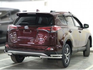Защита задняя уголки двойные 53-43 мм для Toyota RAV-4 № TRN15_3.5