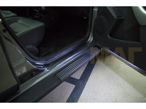 Накладки на пороги Русская Артель комплект для Nissan Terrano № NNTR-027202