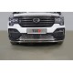 Защита передняя нижняя (двойная) 42,4/42,4 мм ТСС для GAC GS8 2019-2021
